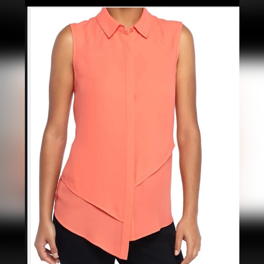 NWT The Limited Sleeveless Asymmetric Hem Tunic sz M